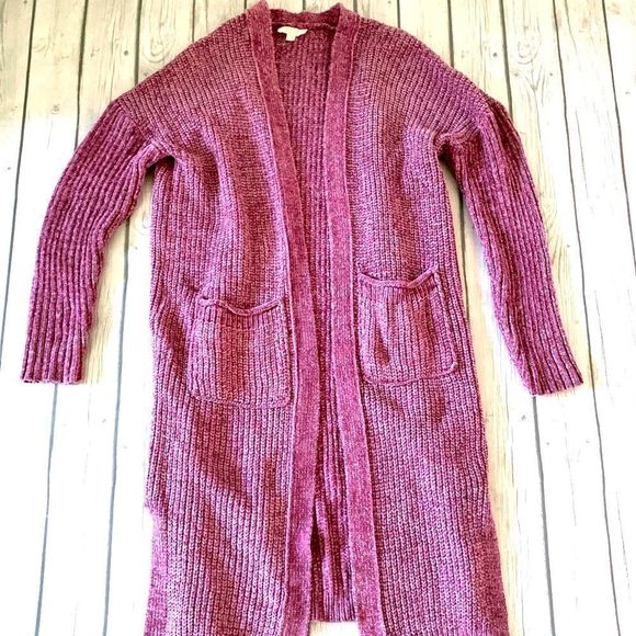 Oddy purple long cardigan-M/L - Picture 1 of 9